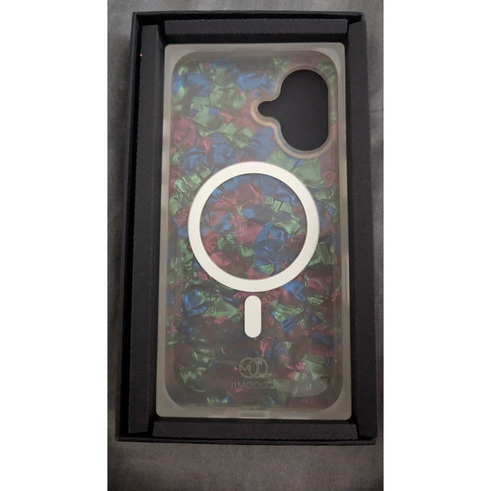 Cocomii Phone Case iPhone 16 Magsafe Iridescent Design Glossy